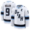 Hockeydrakt Utah Hockey Club Fanatics Premium Clayton Keller Hvit Borte - Herre