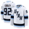 Hockeydrakt Utah Hockey Club Fanatics Premium Logan Cooley Hvit Borte - Herre