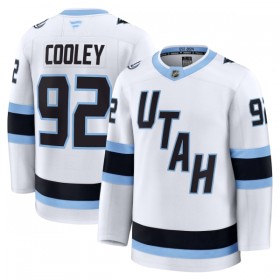 Hockeydrakt Utah Hockey Club Fanatics Premium Logan Cooley Hvit Borte - Herre