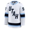 Hockeydrakt Utah Hockey Club Fanatics Premium Logan Cooley Hvit Borte - Herre