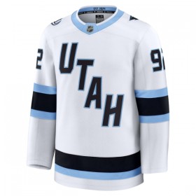 Hockeydrakt Utah Hockey Club Fanatics Premium Logan Cooley Hvit Borte - Herre