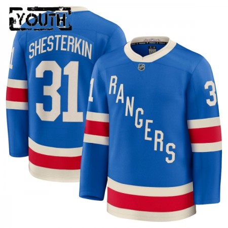New York Rangers Hockeydrakt 2025-26 Fanatics Centennial Premium Igor Shesterkin Blå - Barn