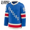 New York Rangers Hockeydrakt 2025-26 Fanatics Centennial Premium Mika Zibanejad Blå - Barn