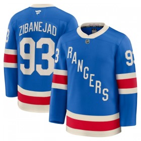 New York Rangers Hockeydrakt 2025-26 Fanatics Centennial Premium Mika Zibanejad Blå - Herre