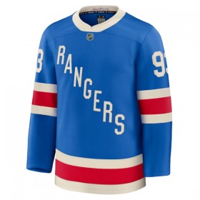 New York Rangers Hockeydrakt 2025-26 Fanatics Centennial Premium Mika Zibanejad Blå - Herre