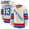 New York Rangers Hockeydrakt 2025-26 Fanatics Premium Alexis Lafreniere Hvit Winter Classic - Barn