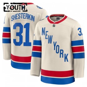 New York Rangers Hockeydrakt 2025-26 Fanatics Premium Igor Shesterkin Hvit Winter Classic - Barn