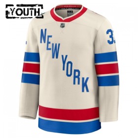 New York Rangers Hockeydrakt 2025-26 Fanatics Premium Igor Shesterkin Hvit Winter Classic - Barn