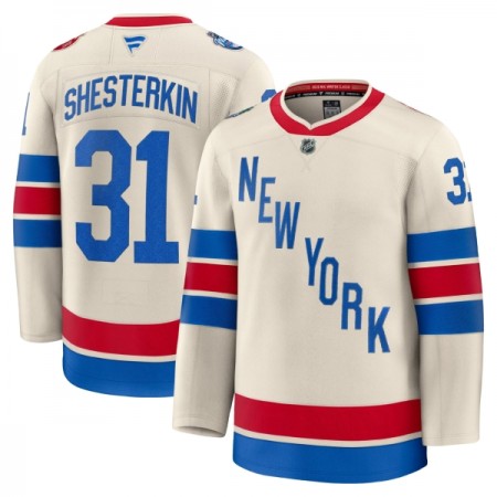 New York Rangers Hockeydrakt 2025-26 Fanatics Premium Igor Shesterkin Hvit Winter Classic - Herre