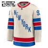 New York Rangers Hockeydrakt 2025-26 Fanatics Premium Mika Zibanejad Hvit Winter Classic - Barn