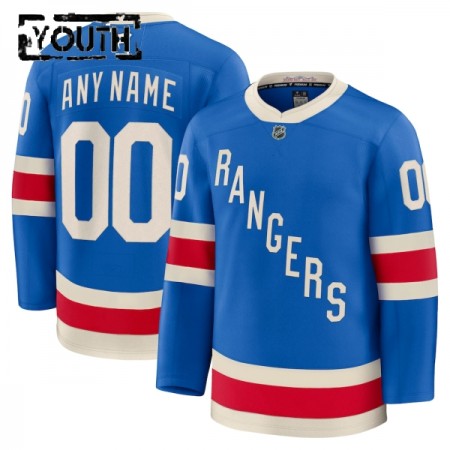 New York Rangers Hockeydrakt Custom 2025-26 Fanatics Centennial Premium Blå - Barn