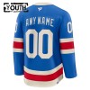 New York Rangers Hockeydrakt Custom 2025-26 Fanatics Centennial Premium Blå - Barn