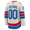 New York Rangers Hockeydrakt Custom 2025-26 Fanatics Premium Hvit Winter Classic - Herre