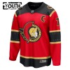 Ottawa Senators Hockeydrakt 2025-26 Fanatics Premium Brady Tkachuk Rød Tredje - Barn