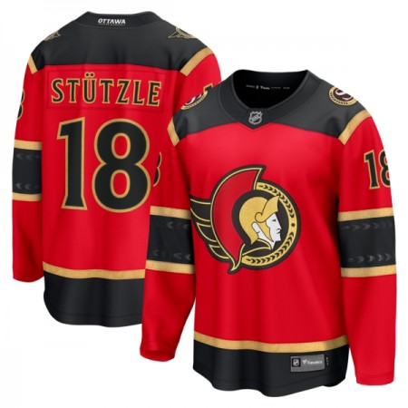 Ottawa Senators Hockeydrakt 2025-26 Fanatics Premium Tim Stutzle Rød Tredje - Herre