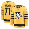 Pittsburgh Penguins Hockeydrakt 2025-26 Fanatics Premium Evgeni Malkin Gold Tredje - Herre
