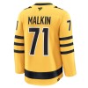 Pittsburgh Penguins Hockeydrakt 2025-26 Fanatics Premium Evgeni Malkin Gold Tredje - Herre