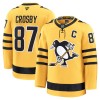 Pittsburgh Penguins Hockeydrakt 2025-26 Fanatics Premium Sidney Crosby Gold Tredje - Herre