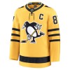 Pittsburgh Penguins Hockeydrakt 2025-26 Fanatics Premium Sidney Crosby Gold Tredje - Herre