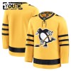 Pittsburgh Penguins Hockeydrakt Custom 2025-26 Fanatics Premium Gold Tredje - Barn