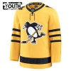 Pittsburgh Penguins Hockeydrakt Custom 2025-26 Fanatics Premium Gold Tredje - Barn