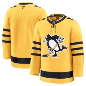 Pittsburgh Penguins Hockeydrakt Custom 2025-26 Fanatics Premium Gold Tredje - Herre
