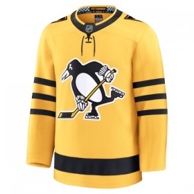 Pittsburgh Penguins Hockeydrakt Custom 2025-26 Fanatics Premium Gold Tredje - Herre