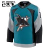 San Jose Sharks Hockeydrakt 2025-26 Fanatics Premium Macklin Celebrini Teal Tredje - Barn
