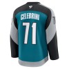 San Jose Sharks Hockeydrakt 2025-26 Fanatics Premium Macklin Celebrini Teal Tredje - Herre