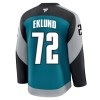 San Jose Sharks Hockeydrakt 2025-26 Fanatics Premium William Eklund Teal Tredje - Herre