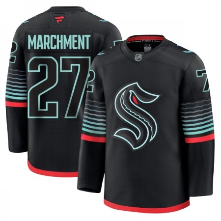 Seattle Kraken Hockeydrakt 2025-26 Fanatics Premium Mason Marchment Svart Tredje - Herre