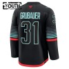 Seattle Kraken Hockeydrakt 2025-26 Fanatics Premium Philipp Grubauer Svart Tredje - Barn