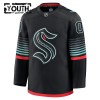 Seattle Kraken Hockeydrakt Custom 2025-26 Fanatics Premium Svart Tredje - Barn