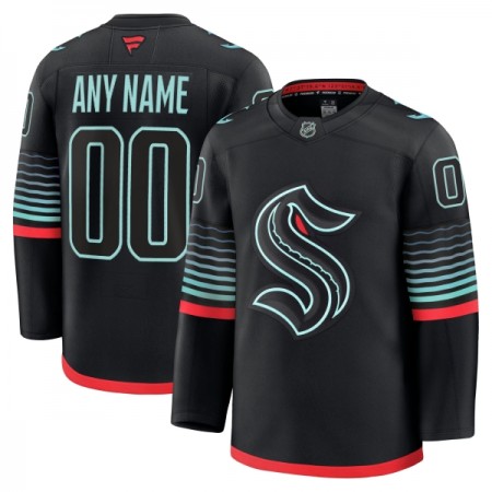 Seattle Kraken Hockeydrakt Custom 2025-26 Fanatics Premium Svart Tredje - Herre