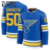 St. Louis Blues Hockeydrakt 2025-26 Fanatics Premium Binnington Blå Hjemme Jordan - Barn