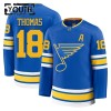 St. Louis Blues Hockeydrakt 2025-26 Fanatics Premium Robert Thomas Blå Hjemme - Barn