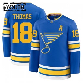 St. Louis Blues Hockeydrakt 2025-26 Fanatics Premium Robert Thomas Blå Hjemme - Barn
