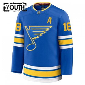 St. Louis Blues Hockeydrakt 2025-26 Fanatics Premium Robert Thomas Blå Hjemme - Barn