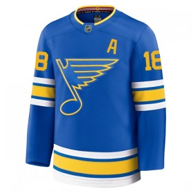 St. Louis Blues Hockeydrakt 2025-26 Fanatics Premium Robert Thomas Blå Hjemme - Herre