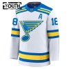 St. Louis Blues Hockeydrakt 2025-26 Fanatics Premium Robert Thomas Hvit Borte - Barn