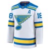 St. Louis Blues Hockeydrakt 2025-26 Fanatics Premium Robert Thomas Hvit Borte - Herre
