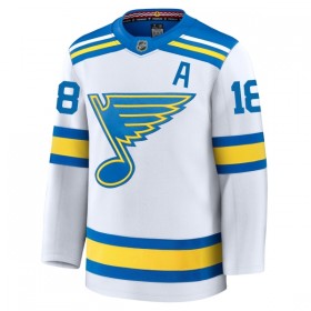 St. Louis Blues Hockeydrakt 2025-26 Fanatics Premium Robert Thomas Hvit Borte - Herre