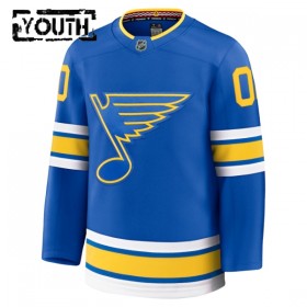 St. Louis Blues Hockeydrakt Custom 2025-26 Fanatics Premium Blå Hjemme - Barn