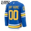St. Louis Blues Hockeydrakt Custom 2025-26 Fanatics Premium Blå Hjemme - Barn