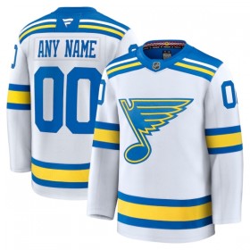 St. Louis Blues Hockeydrakt Custom 2025-26 Fanatics Premium Hvit Borte - Herre