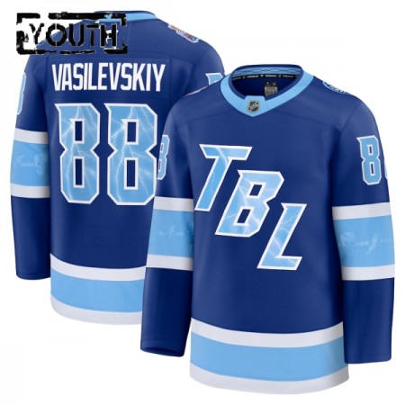 Tampa Bay Lightning Hockeydrakt 2025-26 Fanatics NHL Stadium Series Premium Andrei Vasilevskiy Blå - Barn