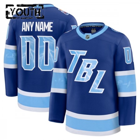 Tampa Bay Lightning Hockeydrakt Custom 2025-26 Fanatics NHL Stadium Series Premium Blå - Barn