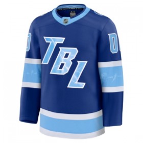 Tampa Bay Lightning Hockeydrakt Custom 2025-26 Fanatics NHL Stadium Series Premium Blå - Herre