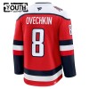 Washington Capitals Hockeydrakt 2025-26 Fanatics Premium Alex Ovechkin Rød Tredje - Barn