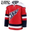Washington Capitals Hockeydrakt 2025-26 Fanatics Premium Dylan Strome Rød Tredje - Barn